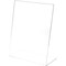 Plymor Clear Acrylic Sign Display / Literature Holder (Angled), 11" W x 14" H